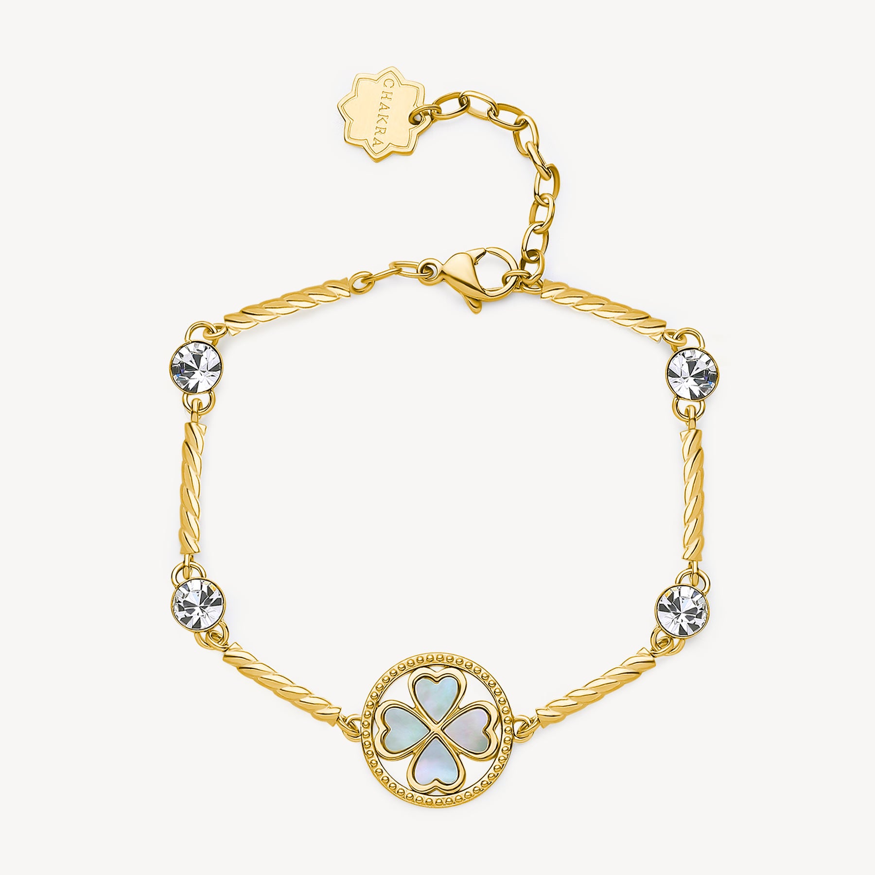 Bracciale Chakra Quadrifoglio
