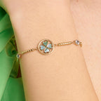 Bracciale Chakra Quadrifoglio