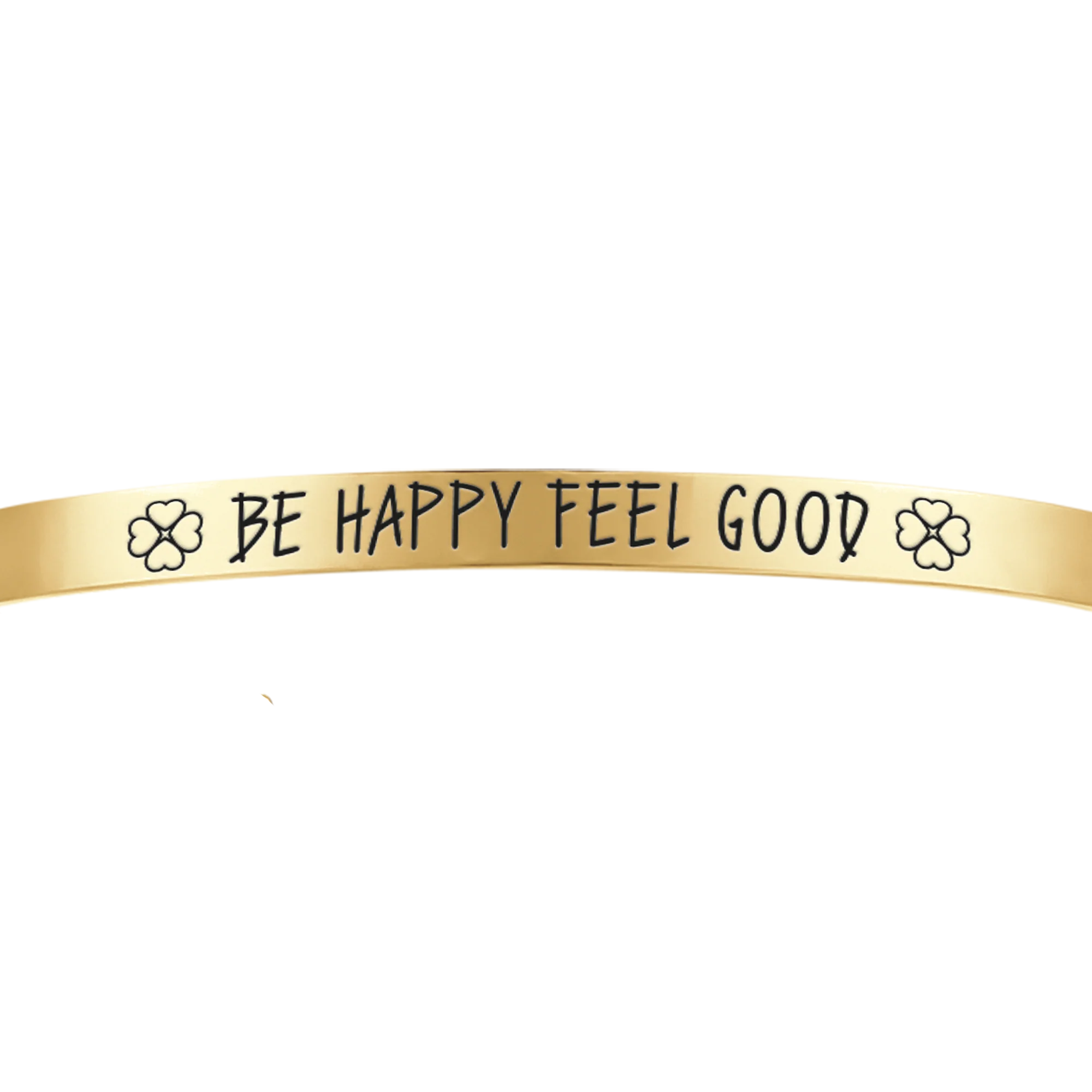 Bracciale in acciaio Be Happy Feel Good