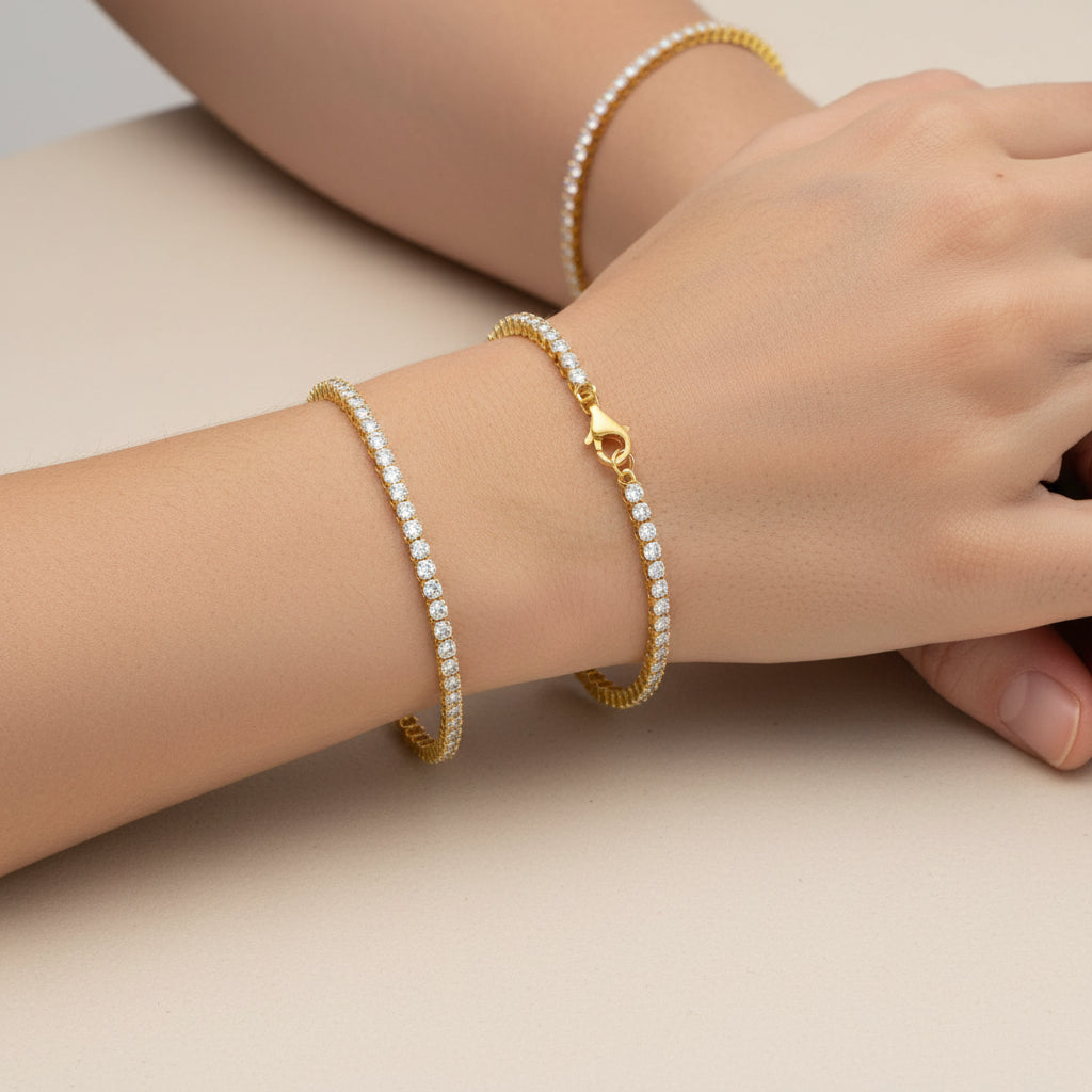 Bracciale tennis 1mm