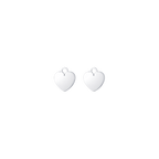 Charm Cuore in acciaio