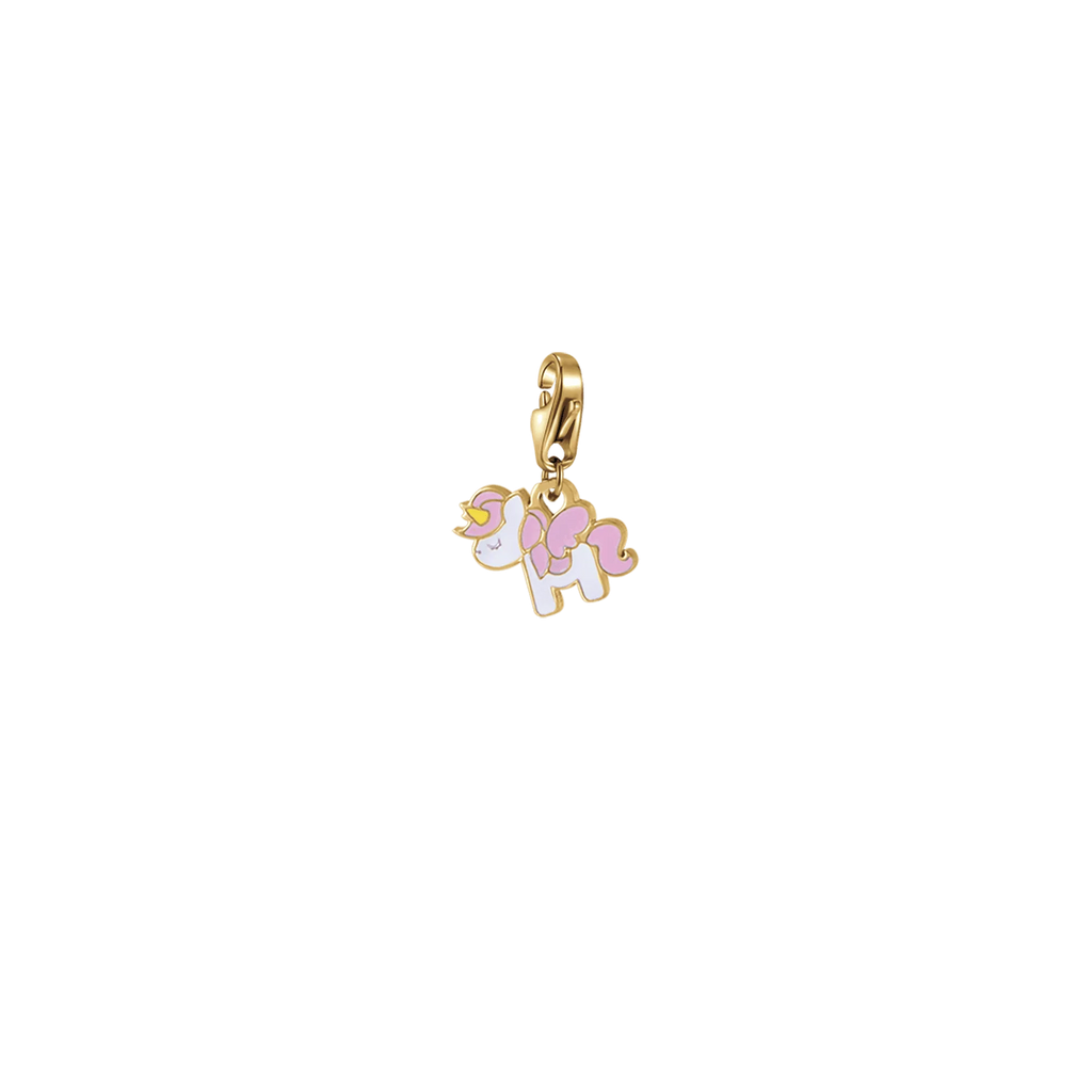 Charm Unicorno in acciaio