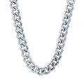 Collana donna in acciaio con maglia catena