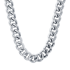 Collana donna in acciaio con maglia catena