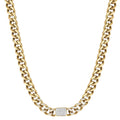 Collana donna Luca Barra con Cristalli Bianchi