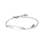 Bracciale bambino in acciaio con treno
