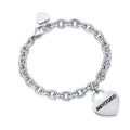 Bracciale in acciaio per anniversario