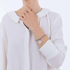 Bracciale in acciaio per anniversario