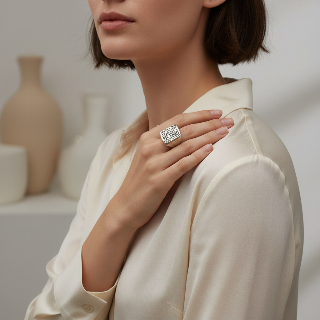 Anello in argento De Maria