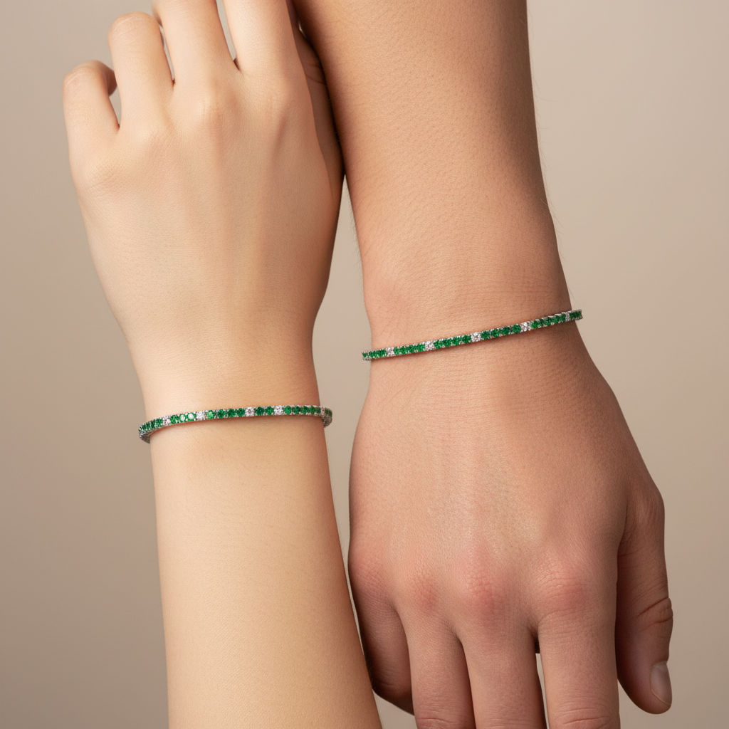 Bracciale tennis 2mm 21cm
