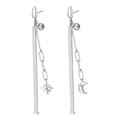 Orecchini Brosway doppio filo con stella polare