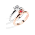 Doppio anello Morellato bicolore