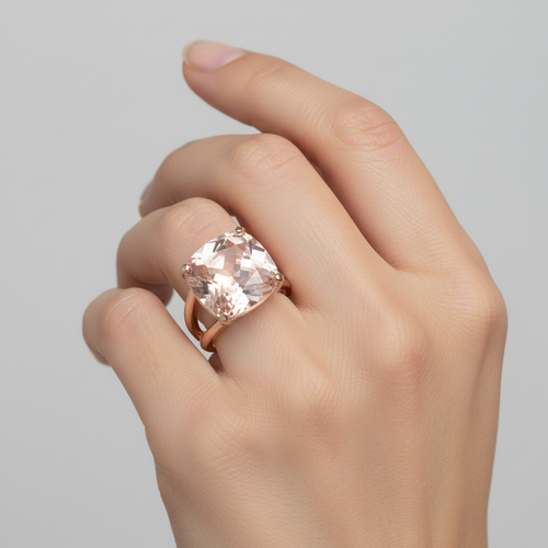 Anello Morellato con pietra pesca